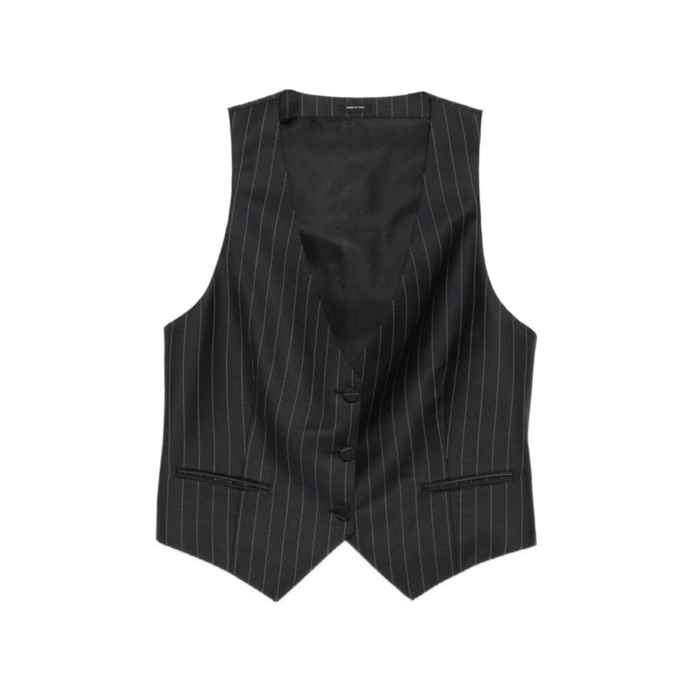 Tom Ford Black Jackets - Waistcoat & Gilets Women